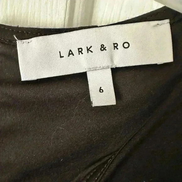 Lark & Ro Black sleeveless shift mini dress, size 6 - Picture 3 of 3